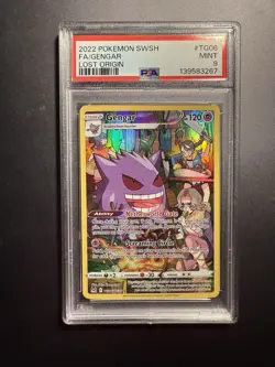 Gengar TG06/TG30 PSA 9 MINT Lost Origin Trainer Gallery Pokemon TCG - Image 1