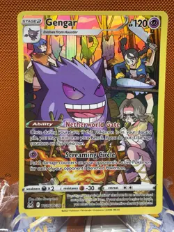 Pokemon TCG Gengar TG06/TG30 Lost Origin Trainer Gallery NM 1840 - Image 1