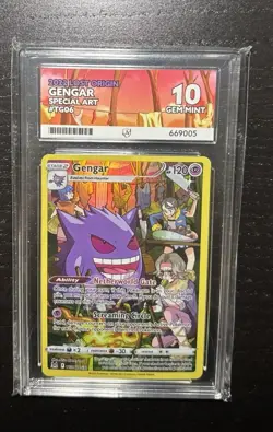 Pokemon TCG: Gengar TG06/TG30 - Lost Origin Trainer Gallery - ACE 10 Gem Mint - Image 1