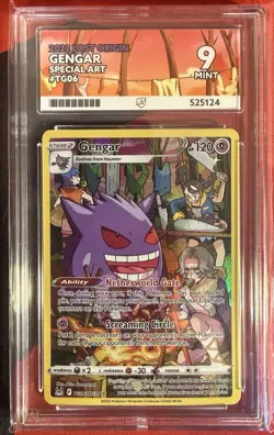 Pokemon Gengar TCG TG06/TG30 Lost Origin Trainer Gallery Special Art Ace 9 - Image 1