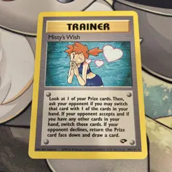 Misty’s Wish 108/132 Gym Challenge Regular Non-holo Rare LP/NM Pokemon TCG - Image 3