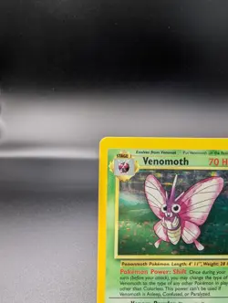 Venomoth 13/64 - Jungle Holo - Vintage Pokemon TCG WOTC - LP/MP - Image 2