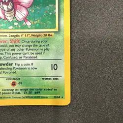 *No Symbol Error* Pokemon TCG English NM Venomoth 13/64 Jungle Holo Rare Card - Image 5