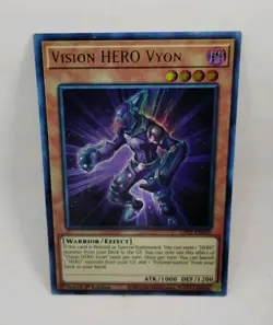 YU-GI-OH! Vision HERO Vyon. GFP2-EN060. 1st Edition Ultra Rare Card. TCG Yugioh - Image 1