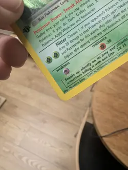 Pokemon TCG Holo Venomoth Jungle 13/64 MP - Image 2