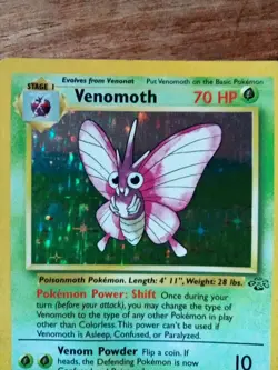 Pokemon TCG Venomoth Jungle 13/64 Holo Unlimited Holo Rare - Image 2