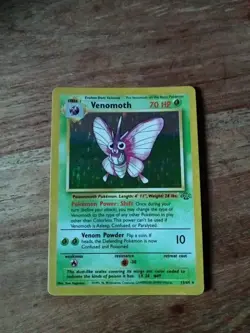 Pokemon TCG Venomoth Jungle 13/64 Holo Unlimited Holo Rare - Image 3