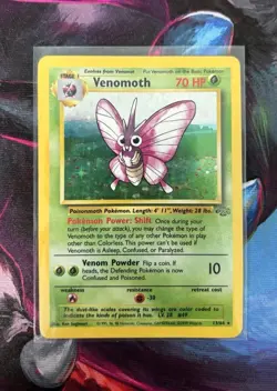 Pokemon TCG Jungle Venomoth Holo 13/64 MP - Image 3