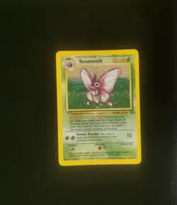 Pokemon TCG Venomoth Jungle 13/64 Holo Unlimited Holo Rare LP+ - Image 1