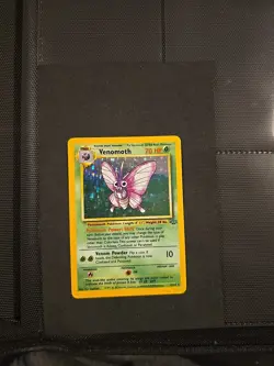Pokemon TCG Venomoth Holo Rare Card Jungle Series 13/64 - Image 1
