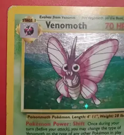 Pokemon TCG Venomoth Jungle 13/64 Holo Unlimited Holo Rare - Image 3