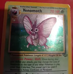 Pokemon TCG Venomoth Jungle 13/64 Holo Unlimited Holo Rare - Image 4