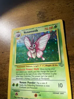 Pokemon TCG Venomoth Jungle 13/64 Holo Unlimited Holo Rare - Image 2
