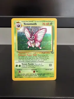Pokemon TCG Venomoth Jungle Holo Card 13/64 - Image 1