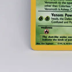 Pokemon TCG Venomoth Jungle Set Holo Rare Card 13/64 1999 - Image 5