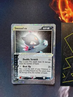 Pokemon Card Sneasel ex 103/109 [EX: Ruby & Sapphire] Holo 034💎Near Mint NM+💎 - Image 1