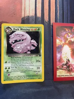 Pokemon Card Team Rocket Unlimited 14/82 Dark Weezing Holo Rare 221💎NM💎 - Image 1