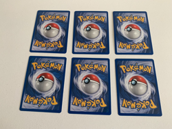 POKEMON ENERGY CARDS X 6, BASE SET 1999 WOTC. - Image 4