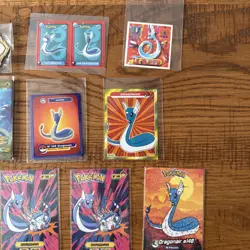 Dragonair Mixed Lot Of Cards, Stickers, Polaroids, Magnets And Fan Art Pokemon - Image 3