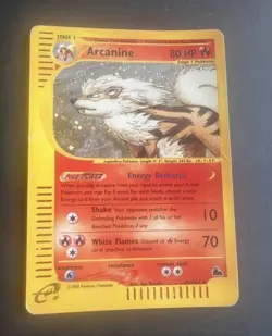 Pokemon Card-Arcanine-Skyridge-Holo-H2/H32-Rare-ENG-PL - Image 1