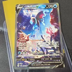 Pokemon Lumineon V 156/172 Swsh09 Brilliant Stars Ultra Rare Full Art Holo Card - Image 1