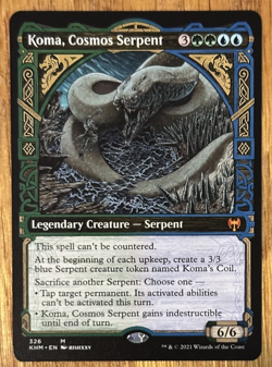 MTG Kaldheim, Koma, Cosmos Serpent - Showcase - Image 1