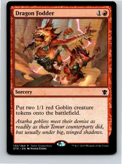 Magic the Gathering Dragon Fodder Tarkir Dragonfury Promo MTG Free Shipping! - Image 1