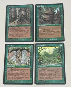 Elven Fortress 4x alle 4 Versionen MTG - Fallen Empires - Englisch ©1994 NM/EX - Image 1
