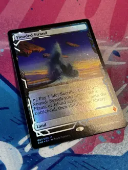 MTG Flooded Strand Foil Zendikar Rising Expeditions LP - Image 2