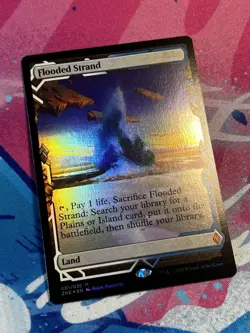 MTG Flooded Strand Foil Zendikar Rising Expeditions LP - Image 3