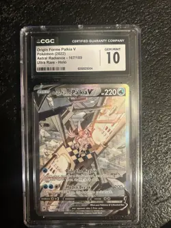 Pokemon Origin Forme Palkia V Ultra Rare Holo CGC 10 Astral Radiance 167/189 - Image 1