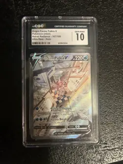Pokemon Origin Forme Palkia V Ultra Rare Holo CGC 10 Astral Radiance 167/189 - Image 3