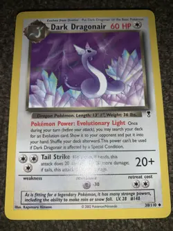 Dark Dragonair- Non Holo - 1st Edition Team Rocket Pokemon Card 33/82 - Image 1