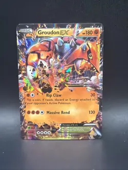 Pokemon TCG Groudon Primal Clash 85/160 Holo Holo Rare EX - Image 1