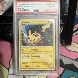 Pokemon Heart Gold & Soul Silver Pikachu Black Star Promo Holo HGSS03 PSA 2 ⚡💥 - Image 1