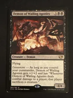 1x Demon of Wailing Agonies (021) Commander 2014 MTG Magic The Gathering x1 MKE - Image 1