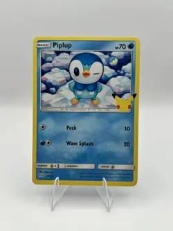 Piplup 20/25 Pokemon English 25th Anniversary McDonalds Promo 2021 - Image 1