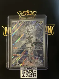 Pokemon TCG Journey Together Ns Reshiram 167/159 Illustration Rare Booster Stamp - Image 1