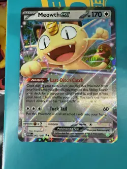 Meowth ex 062/088 Pokemon Double Rare Perfect Order Near Mint - Image 2