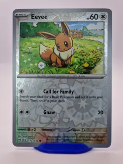 Eevee - 113/142 - Reverse Holo - Common Stellar Crown - Pokemon TCG English - Image 1