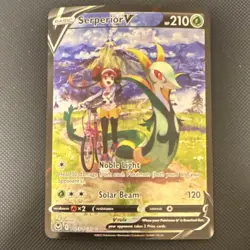 Pokemon Serperior V TG13/TG30 Silver Tempest Trainer Gallery Full Art Ultra Rar… - Image 1