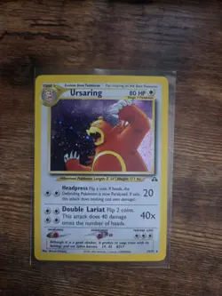 Pokemon TCG - Ursaring Neo Discovery Holo Rare - Image 1