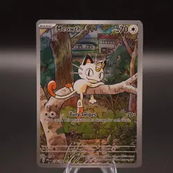 Pokemon TCG ME02: Phantasmal Flames 106/094 IR Meowth - Image 1
