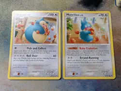 Pokemon Snorlax LP + Munchlax HP Rising Rivals - Image 1