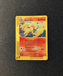 Pokemon AQUAPOLIS - #H19/H32 Ninetales - Holo - ENG - Moderately/Lightly Played - Image 3