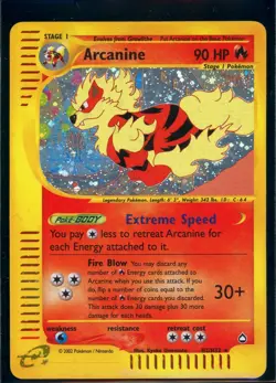 Pokemon AQUAPOLIS - #H2/H32 Arcanine - Holo - ENG - Moderately Played - Image 1