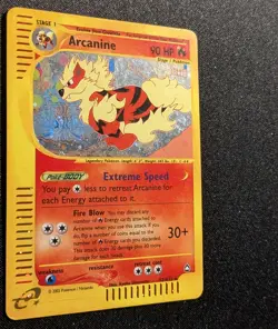 Pokemon AQUAPOLIS - #H2/H32 Arcanine - Holo - ENG - Moderately Played - Image 5