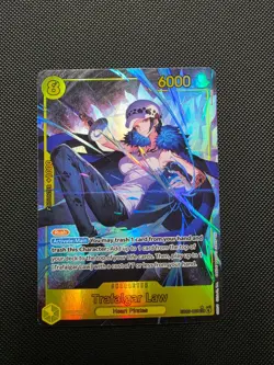 One Piece CCG Trafalgar Law EB03-032 Alt Art SEC - English - PACK FRESH MINT - Image 1