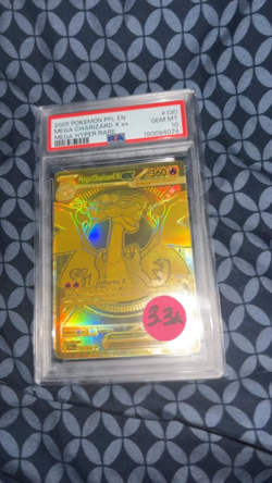 NEW CERT Mega Charizard X ex 130/094 Pokemon Phantasmal Flames Hyper Rare PSA 10 - Image 2
