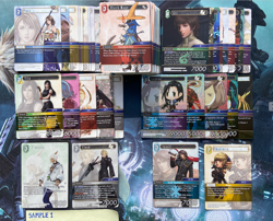FINAL FANTASY TCG FFTCG 125 CARD LOT OPUS MIX COMMON RARE HERO LEGEND PROMO FOIL - Image 1